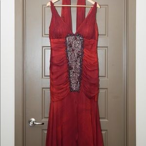 A extravagant one of a kind Terani couture gown.